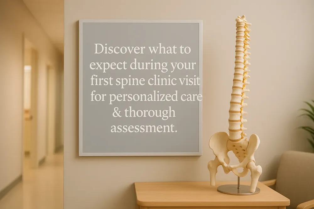 Discover what to expect during your first spine clinic visit for personalized care & thorough assessment.
