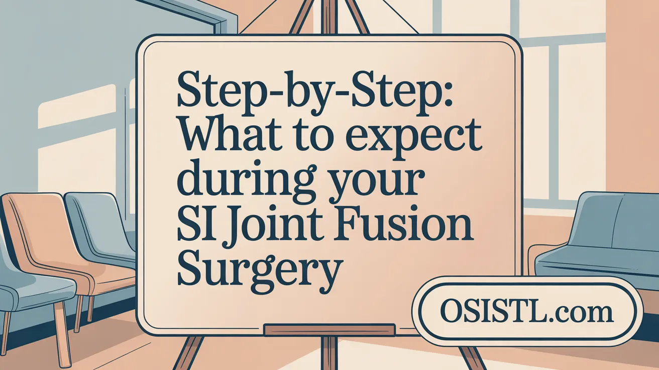 Step-by-Step: What to Expect During Your SI Joint Fusion Surgery