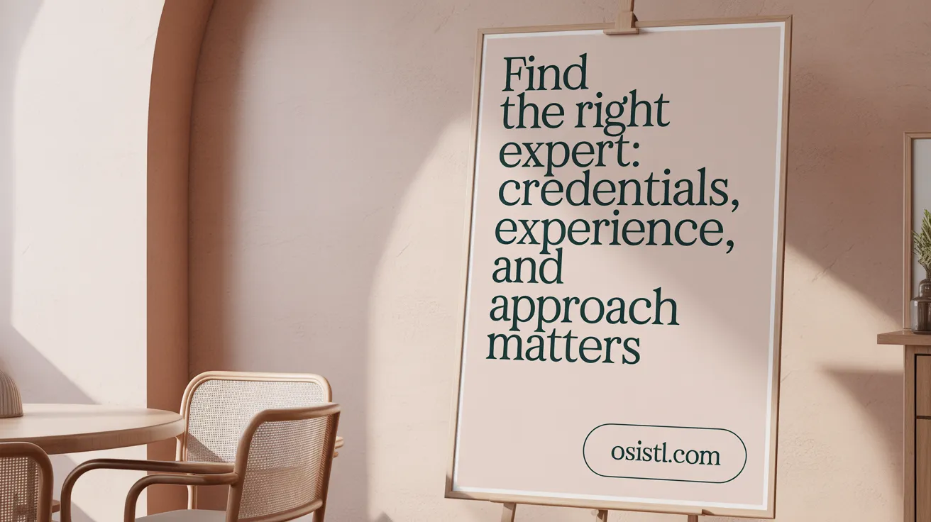 Find the Right Expert: Credentials, Experience, and Approach Matters
