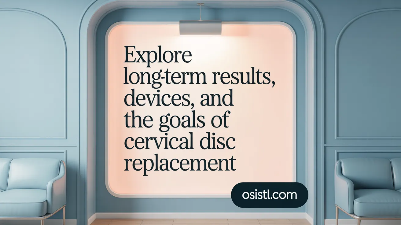 Explore Long-Term Results, Devices, and the Goals of Cervical Disc Replacement
