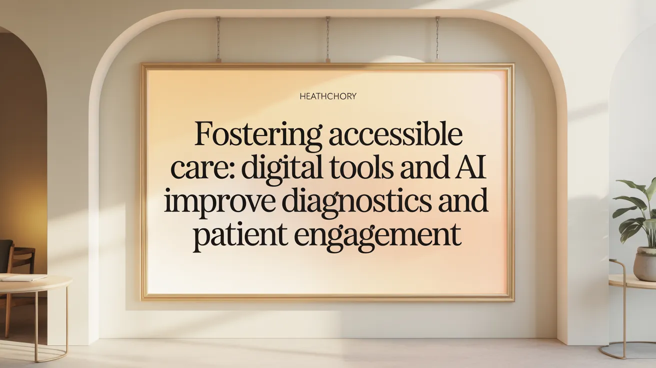 Fostering accessible care: Digital tools and AI improve diagnostics and patient engagement