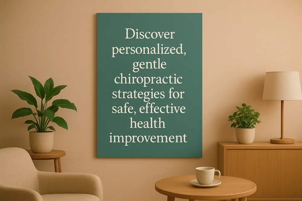 Discover Personalized, Gentle Chiropractic Strategies for Safe, Effective Health Improvement