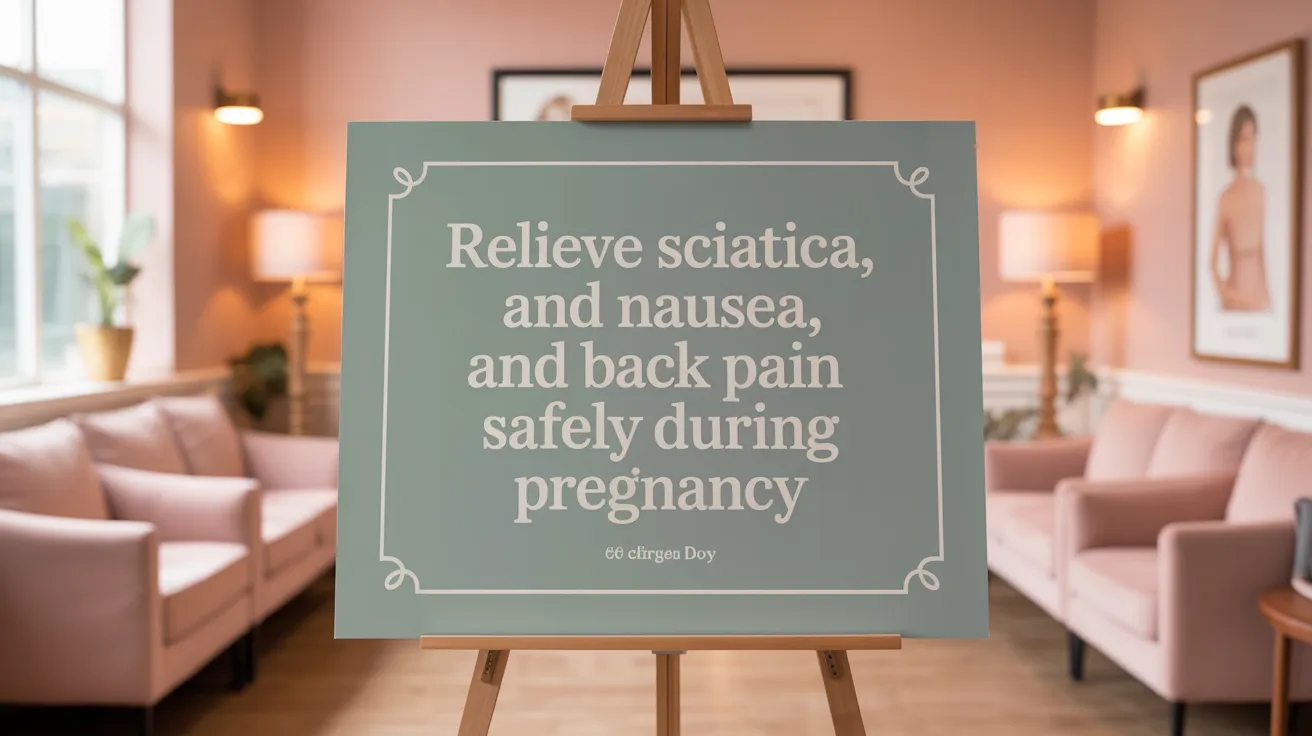 Relieve Sciatica, Nausea, and Back Pain Safely During Pregnancy