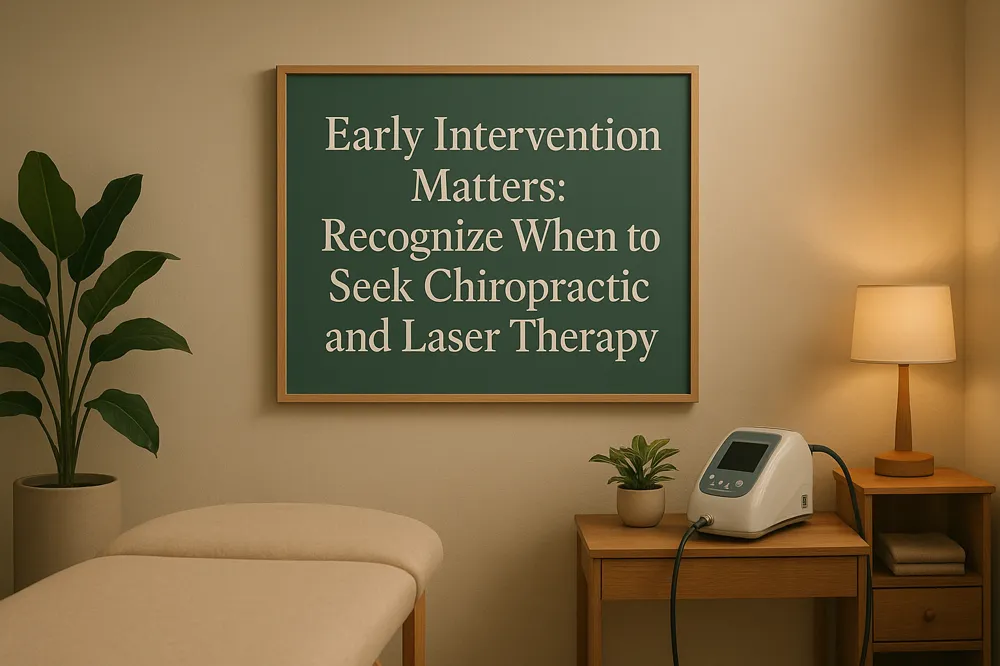 Early Intervention Matters: Recognize When to Seek Chiropractic and Laser Therapy
