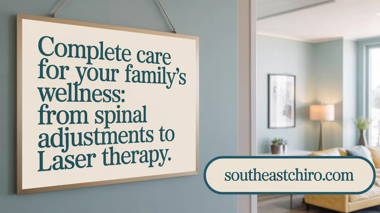Complete Care for Your Family’s Wellness: From Spinal Adjustments to Laser Therapy