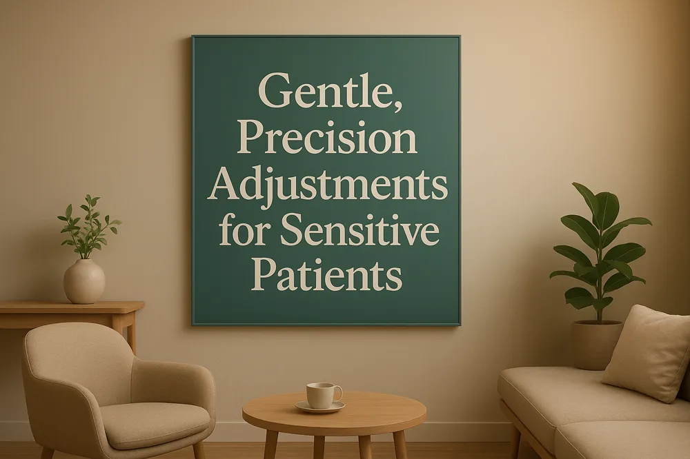 Gentle, Precision Adjustments for Sensitive Patients