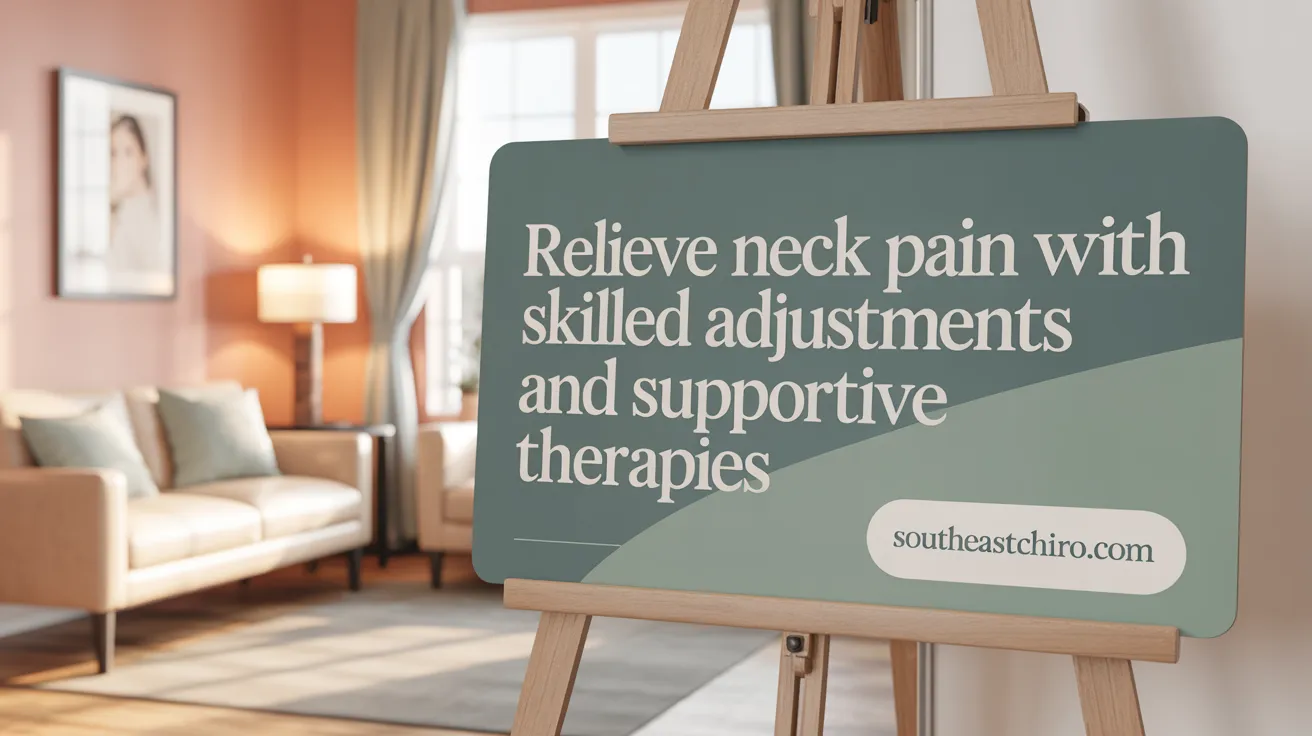 Relieve Neck Pain with Skilled Adjustments and Supportive Therapies