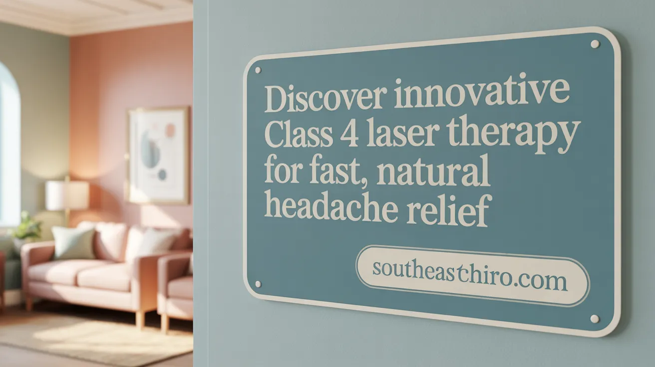 Discover innovative Class 4 Laser Therapy for Fast, Natural Headache Relief