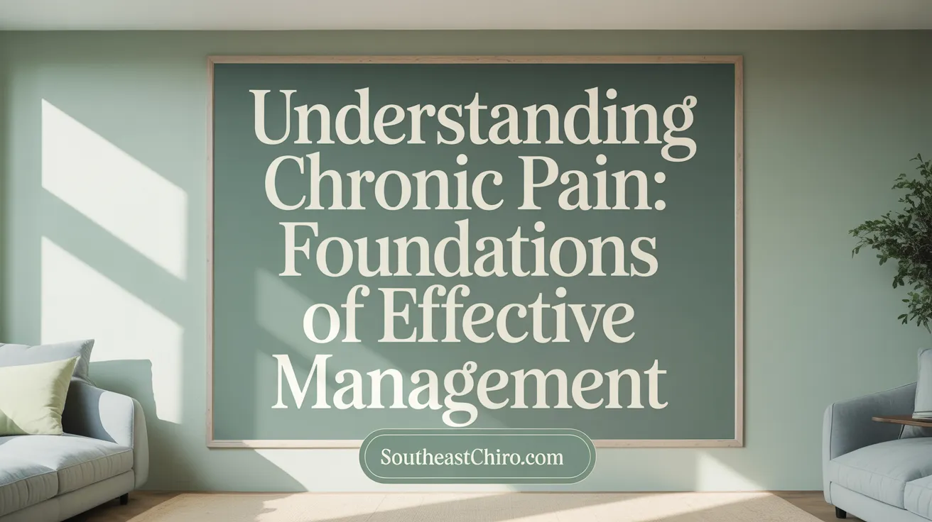 Understanding Chronic Pain: Foundations of Effective Management