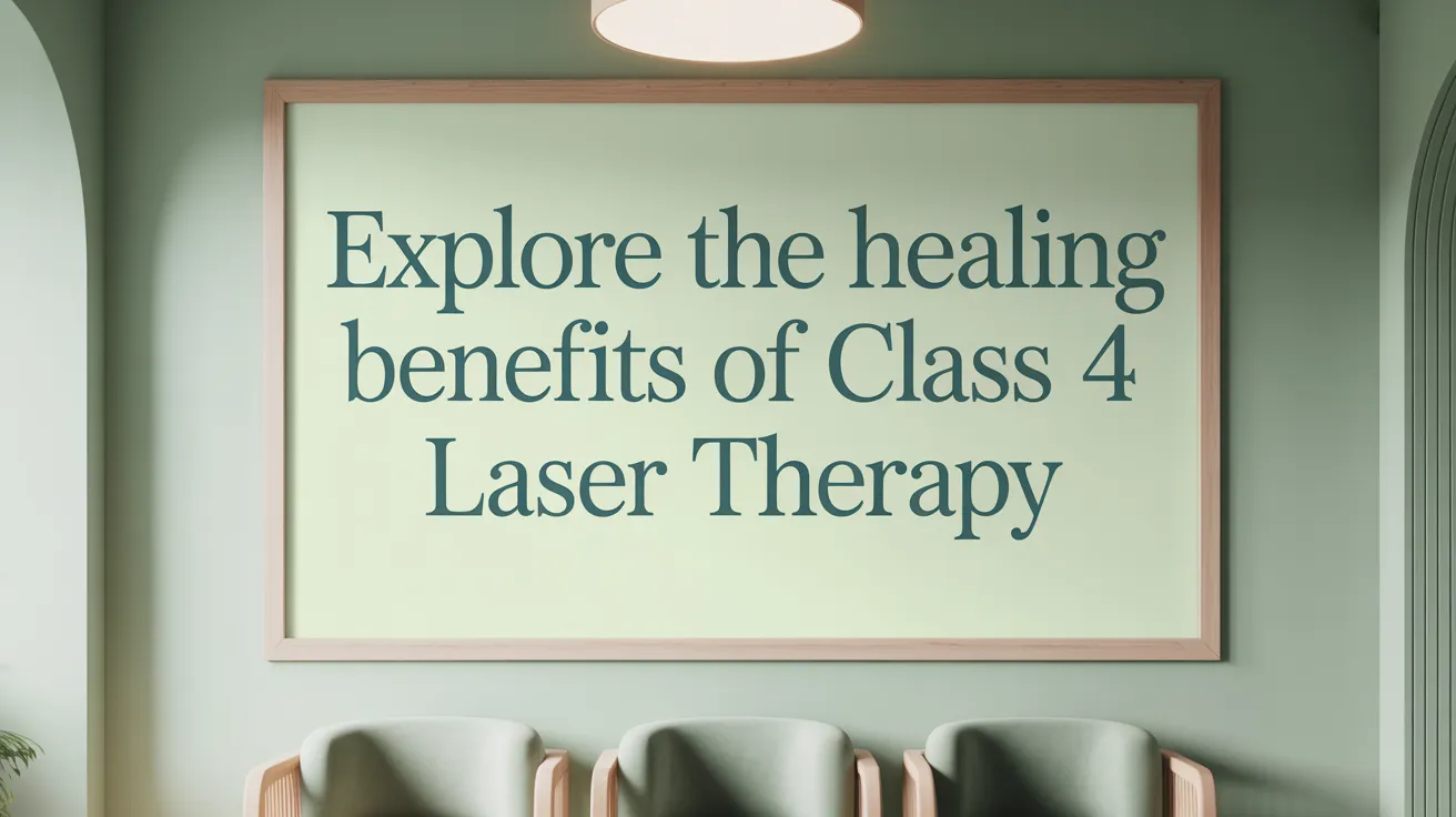 Explore the Healing Benefits of Class 4 Laser Therapy