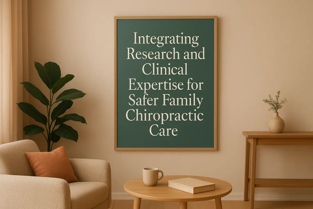 Integrating Research and Clinical Expertise for Safer Family Chiropractic Care