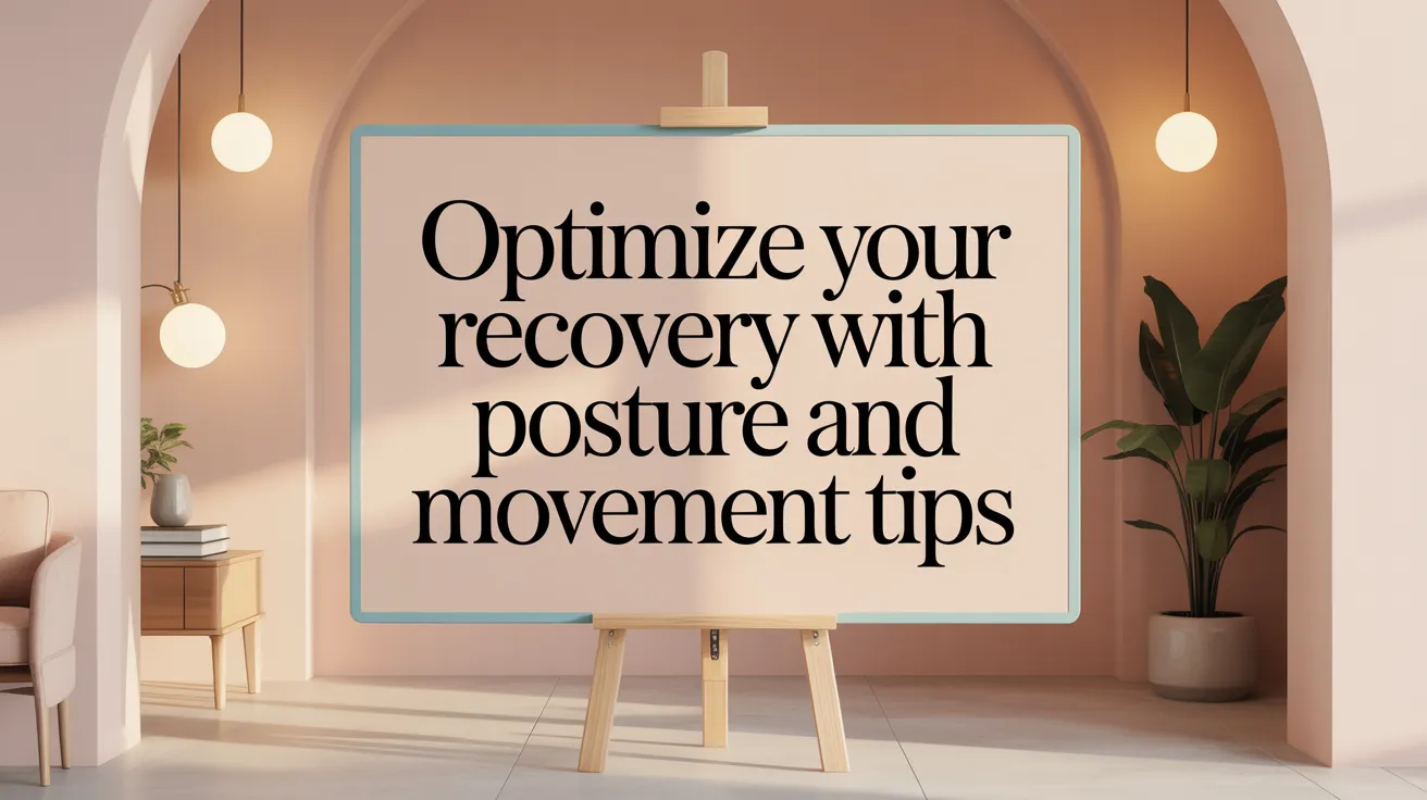 Optimize Your Recovery with Posture and Movement Tips