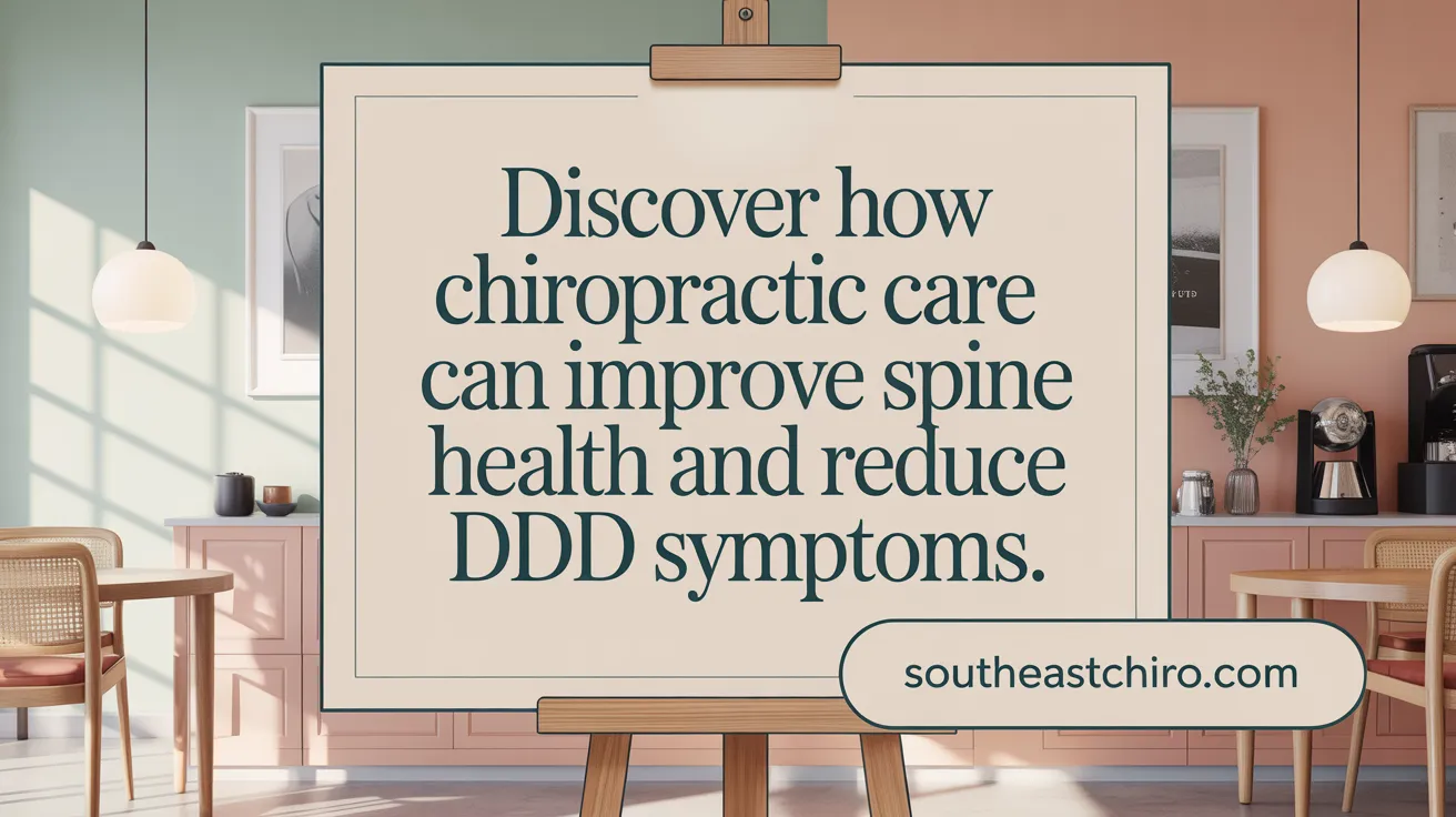 Discover how chiropractic care can improve spine health and reduce DDD symptoms.
