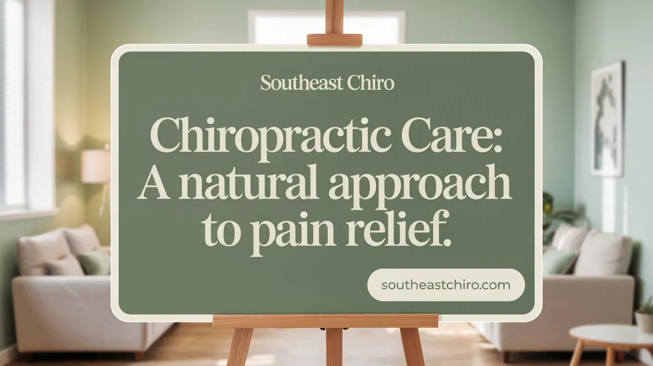 Chiropractic Care: A Natural Approach to Pain Relief