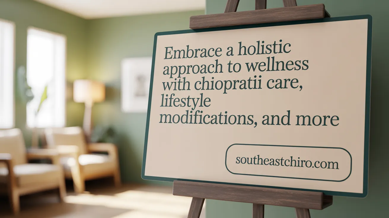 Embrace a holistic approach to wellness with chiropractic care, lifestyle modifications, and more