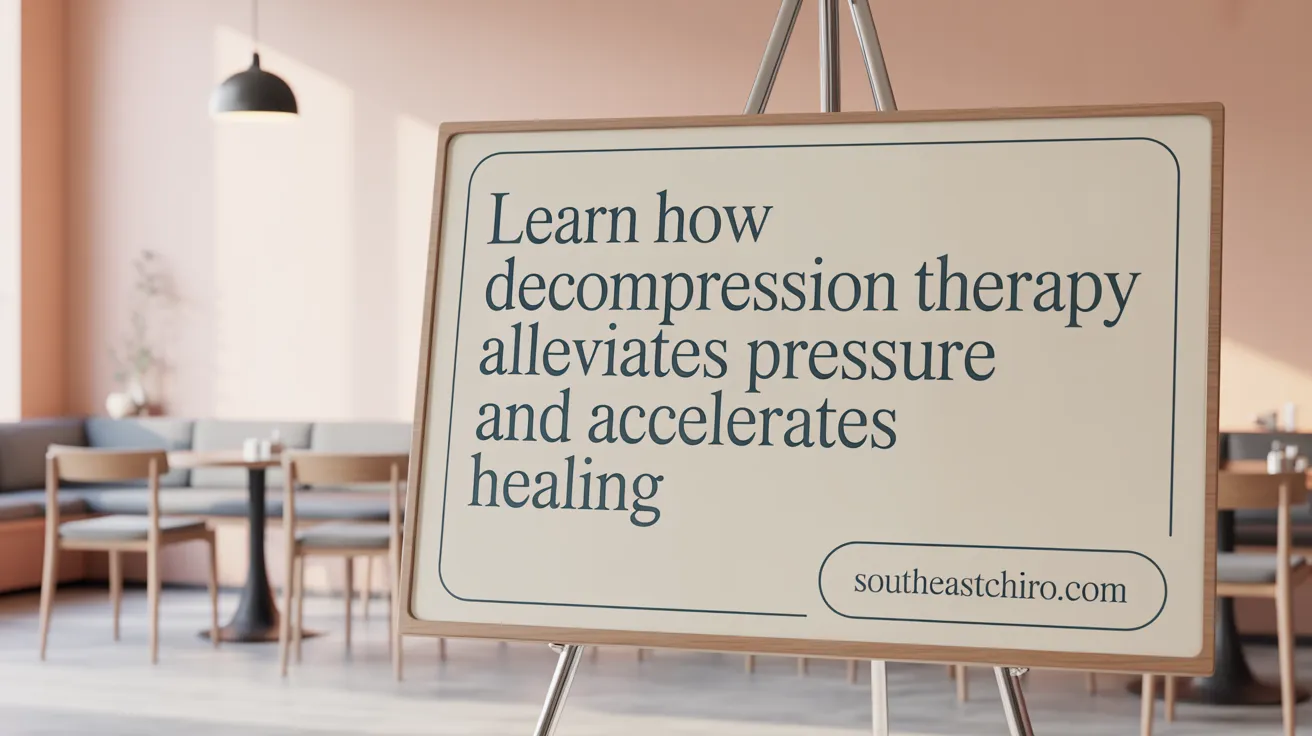 Learn how decompression therapy alleviates pressure and accelerates healing