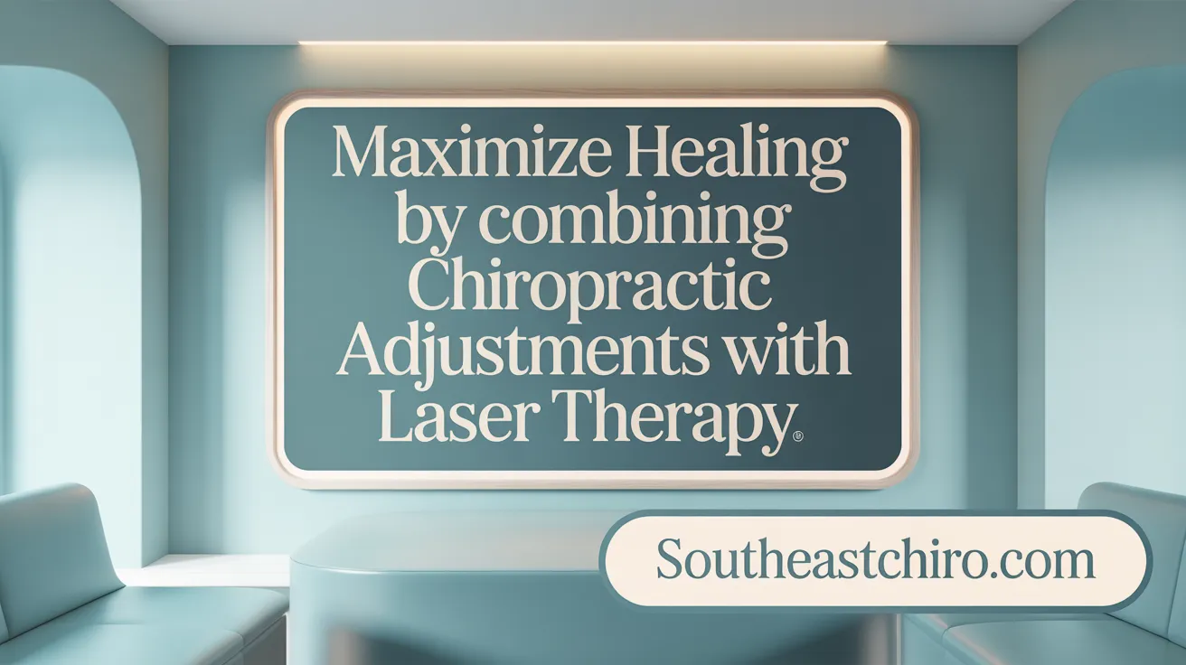 Maximize Healing by Combining Chiropractic Adjustments with Laser Therapy