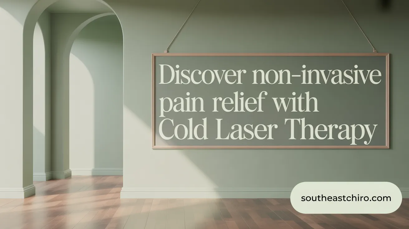 Discover Non-Invasive Pain Relief with Cold Laser Therapy