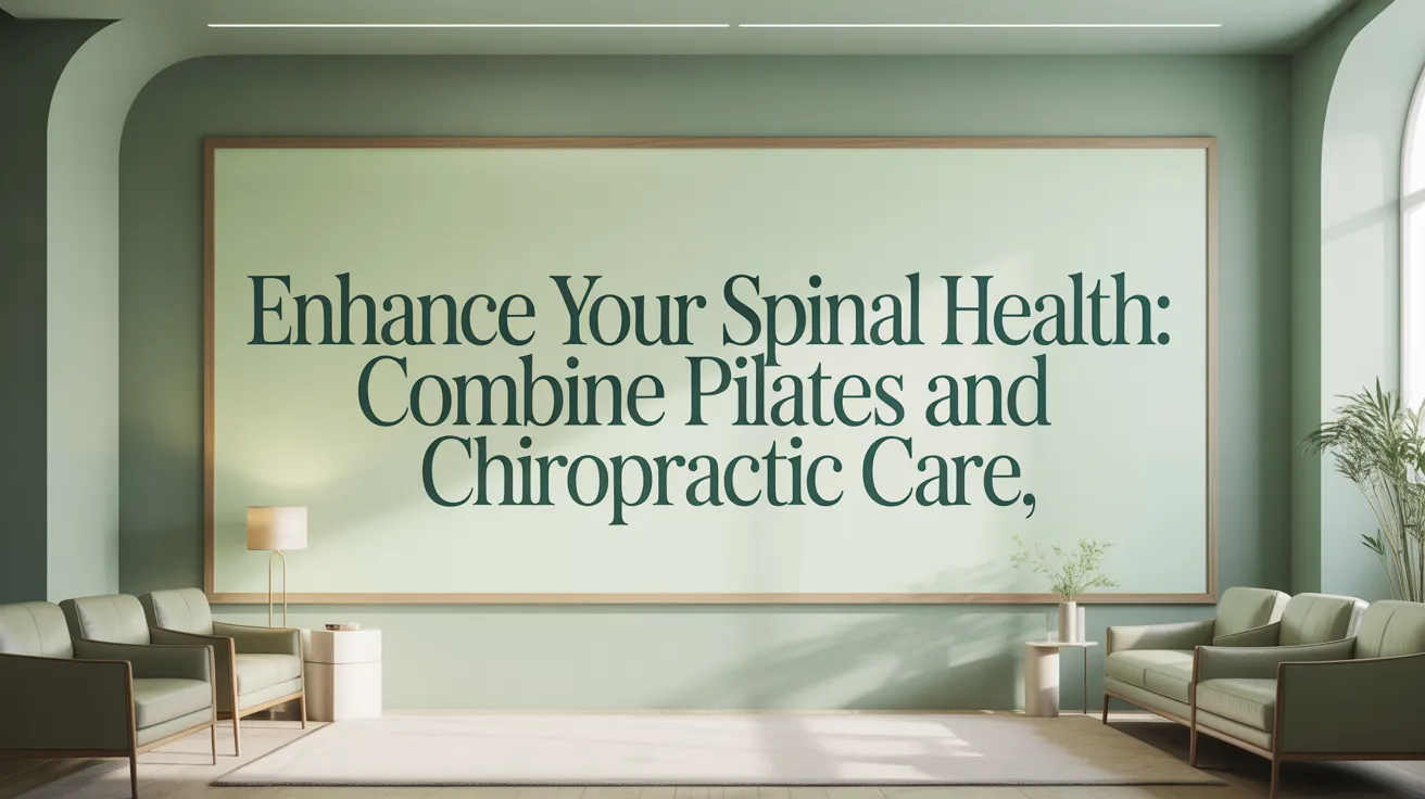 Enhance Your Spinal Health: Combine Pilates and Chiropractic Care