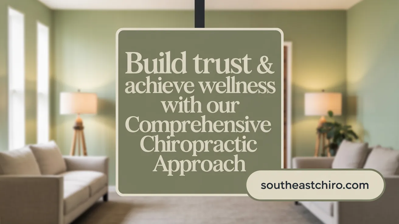 Build Trust & Achieve Wellness with Our Comprehensive Chiropractic Approach