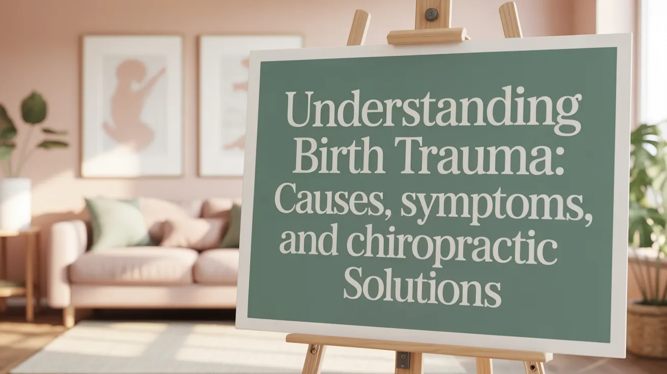 Understanding Birth Trauma: Causes, Symptoms, and Chiropractic Solutions
