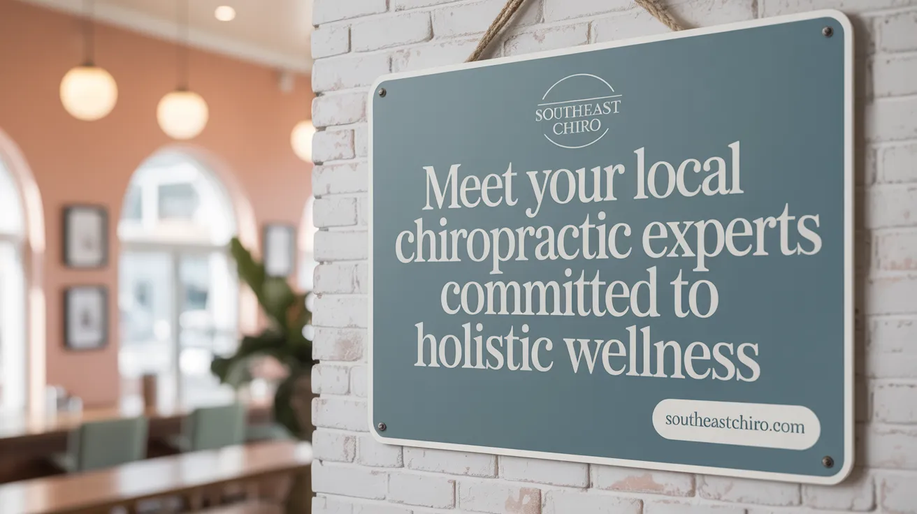 Meet Your Local Chiropractic Experts Committed to Holistic Wellness