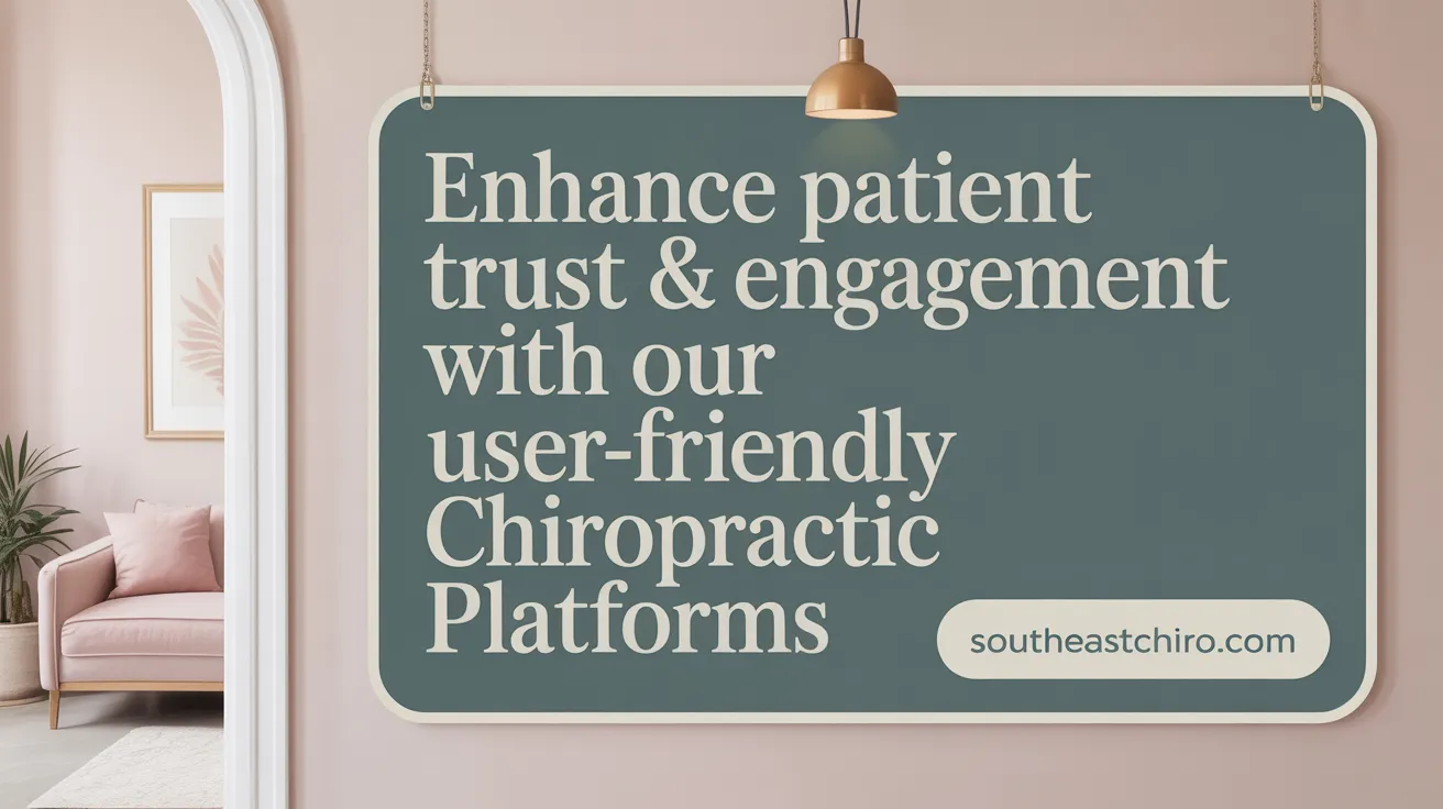 Enhance Patient Trust & Engagement with Our User-Friendly Chiropractic Platforms