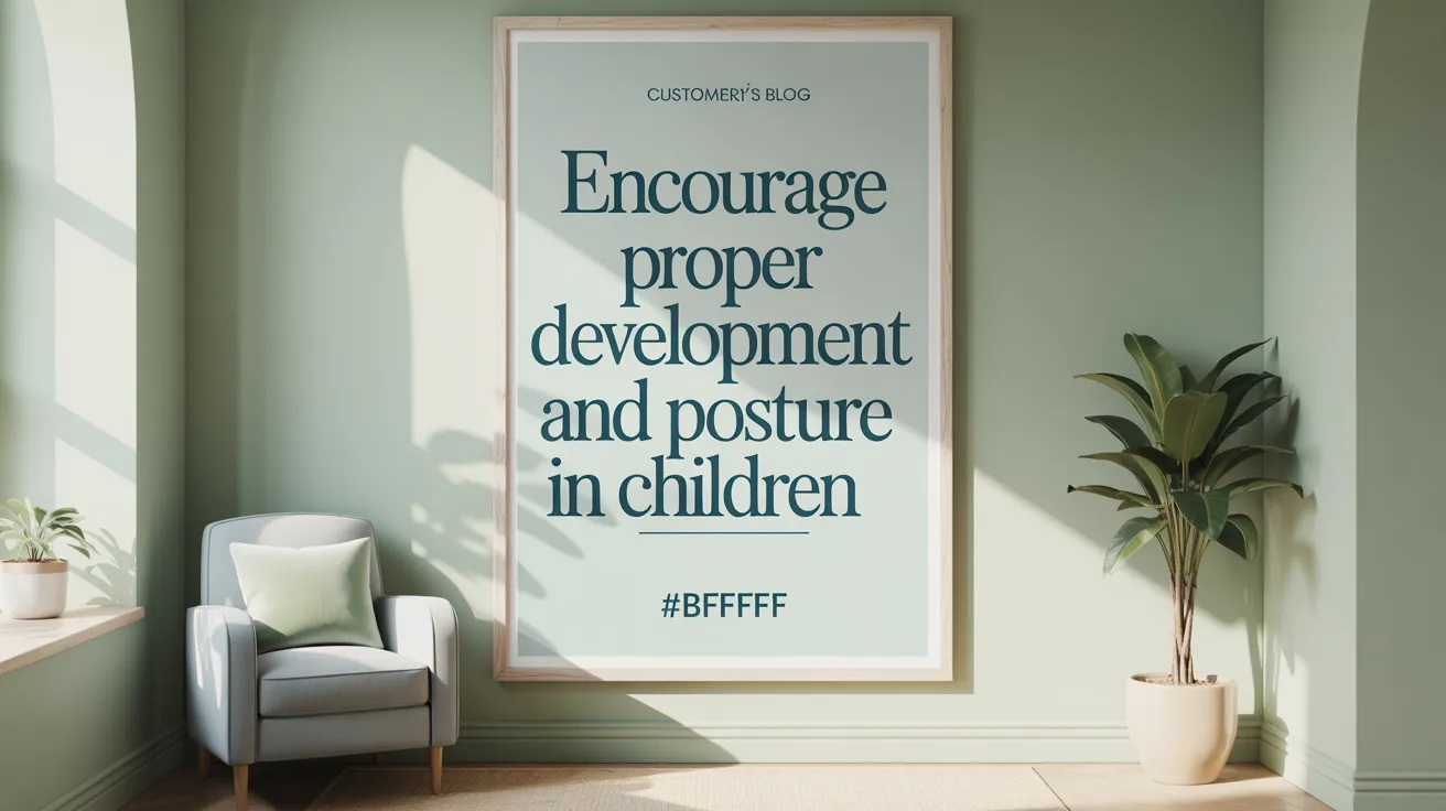 Encourage Proper Development and Posture in Children