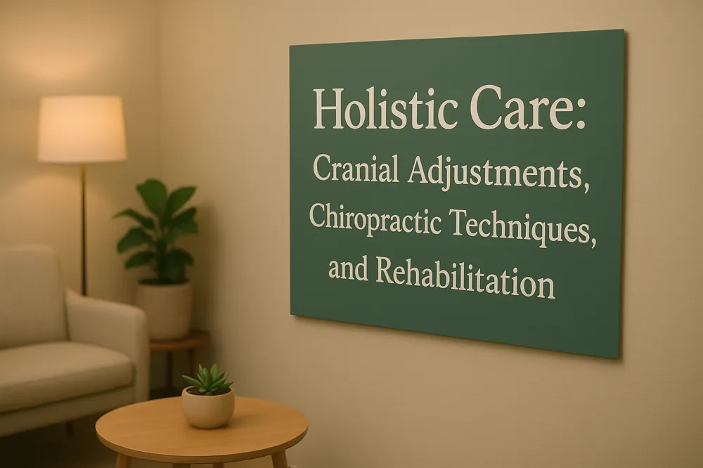 Holistic Care: Cranial Adjustments, Chiropractic Techniques, and Rehabilitation