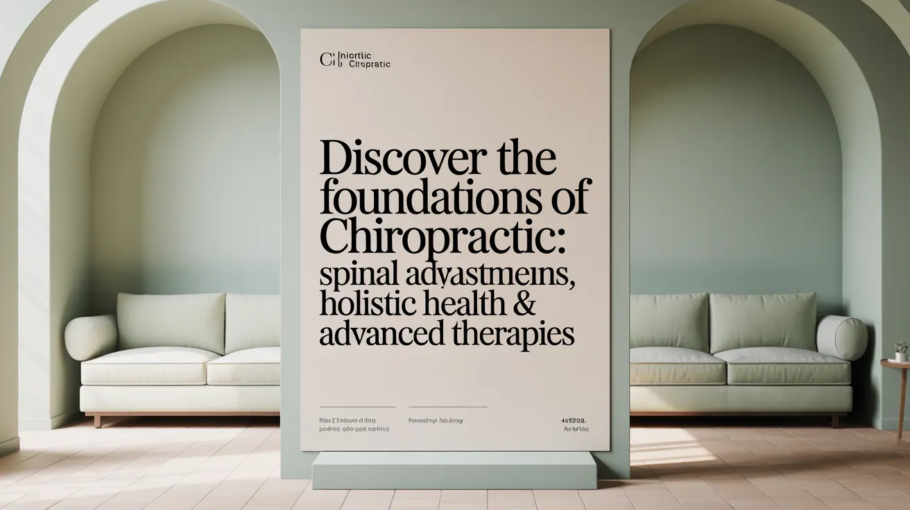 Discover the Foundations of Chiropractic: Spinal Adjustments, Holistic Health & Advanced Therapies