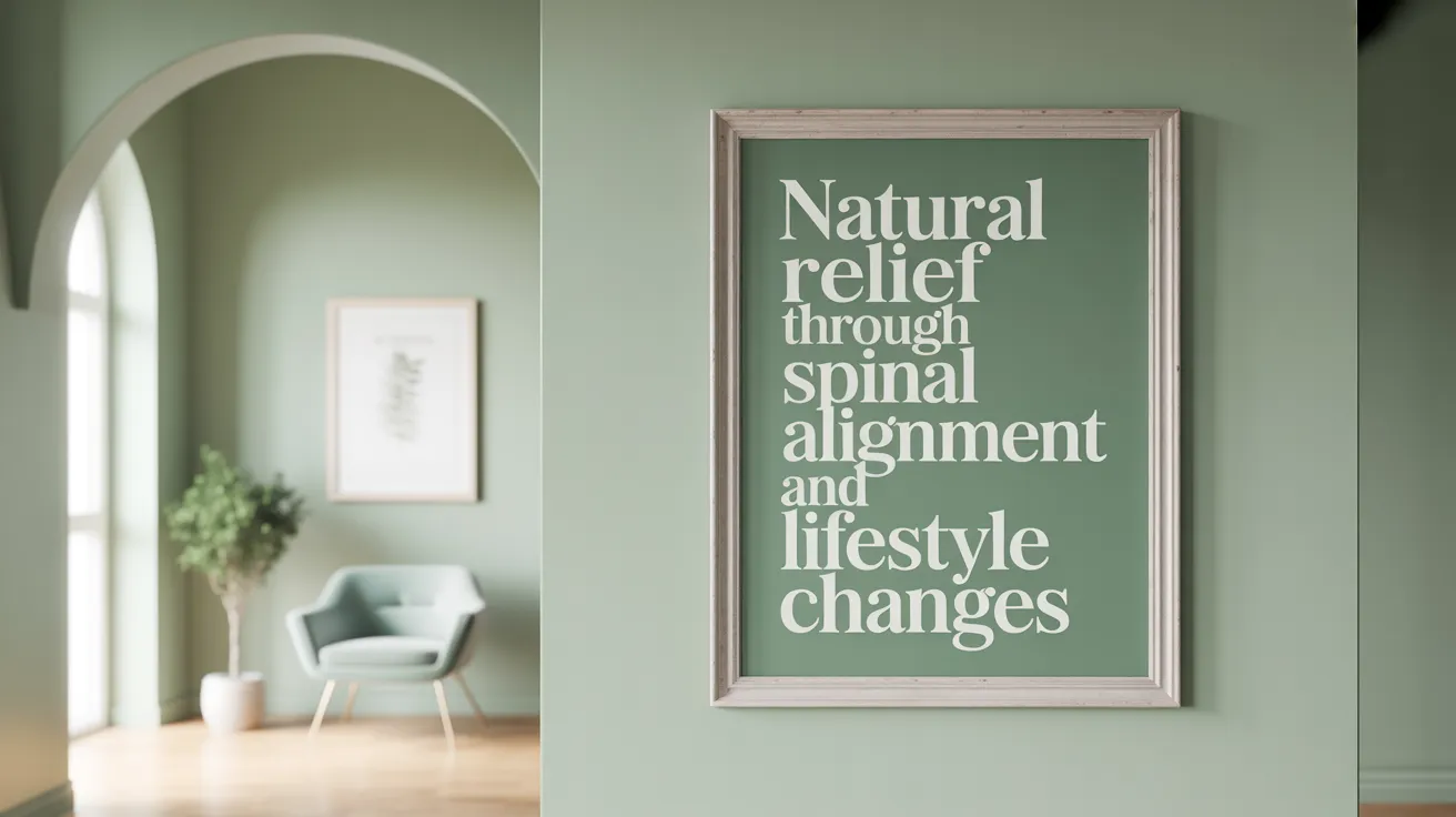 Natural Relief Through Spinal Alignment and Lifestyle Changes