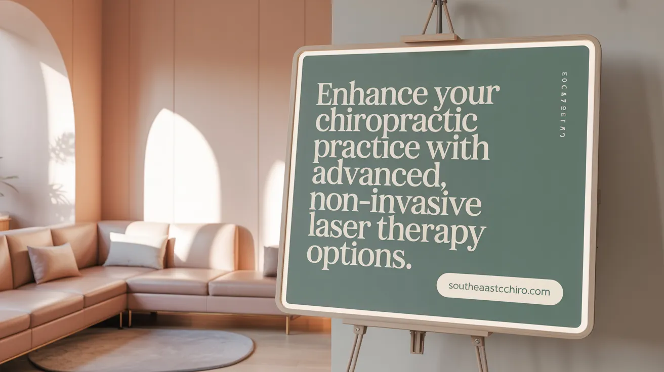 Enhance your chiropractic practice with advanced, non-invasive laser therapy options.