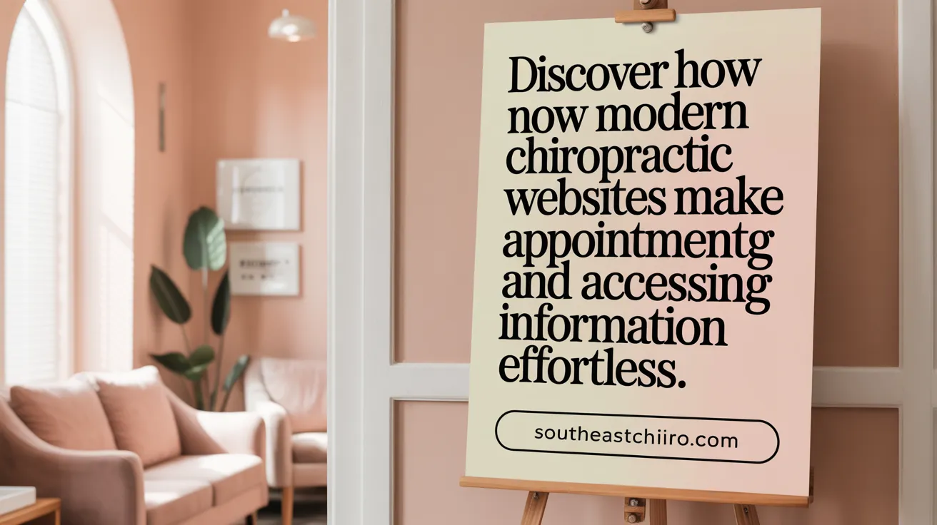 Discover how modern chiropractic websites make booking appointments and accessing information effortless.