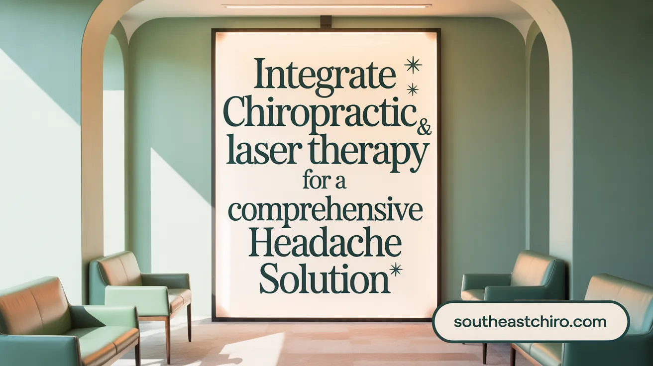 Integrate Chiropractic & Laser Therapy for a Comprehensive Headache Solution