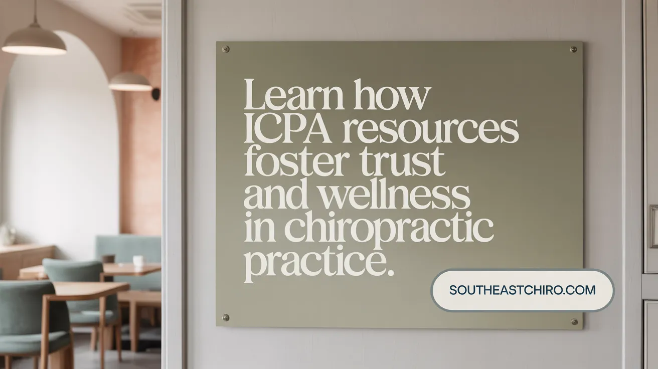 Learn How ICPA Resources Foster Trust and Wellness in Chiropractic Practice