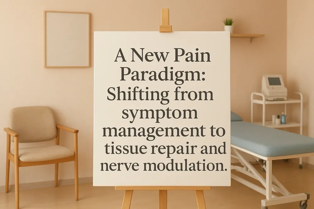 A New Pain Paradigm: Shifting from symptom management to tissue repair and nerve modulation.