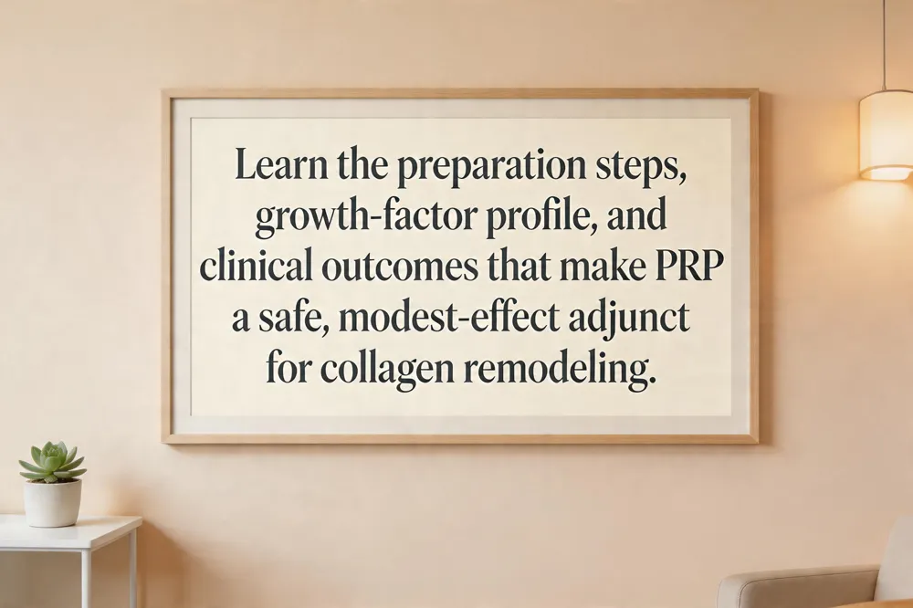 Learn the preparation steps, growth‑factor profile, and clinical outcomes that make PRP a safe, modest‑effect adjunct for collagen remodeling.