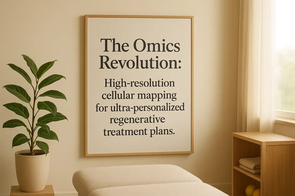 The Omics Revolution: High-resolution cellular mapping for ultra-personalized regenerative treatment plans.