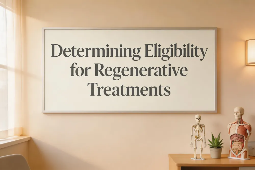 Determining Eligibility for Regenerative Treatments