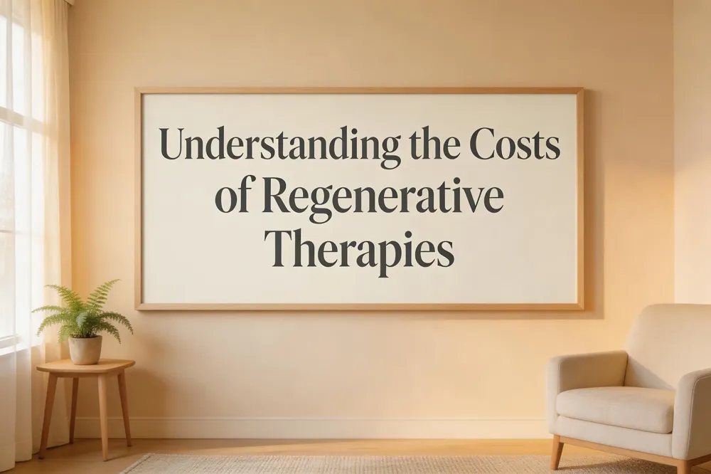Understanding the Costs of Regenerative Therapies