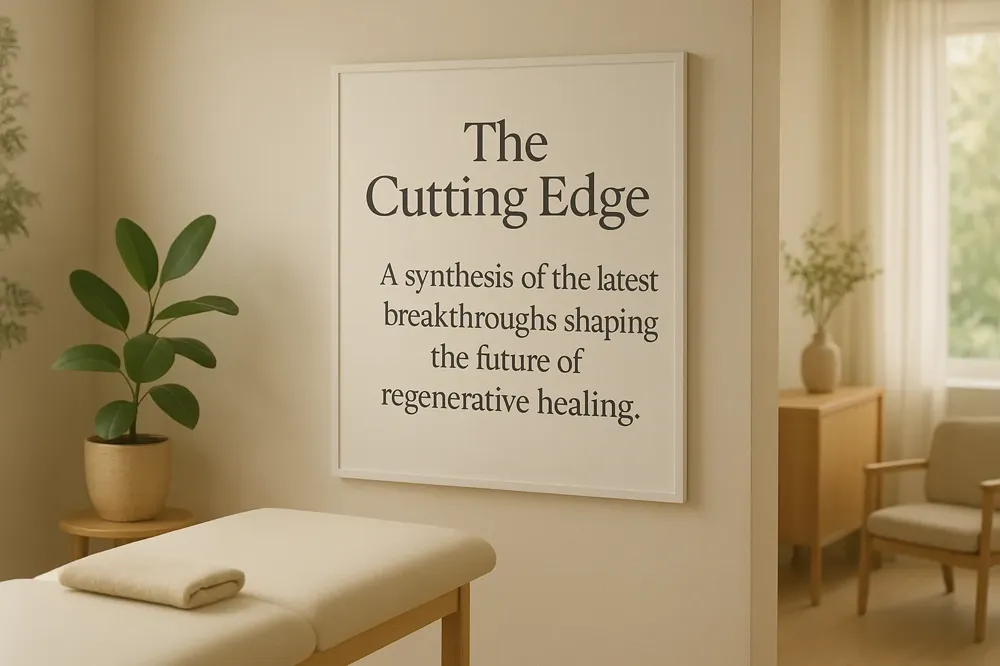 The Cutting Edge: A synthesis of the latest breakthroughs shaping the future of regenerative healing.