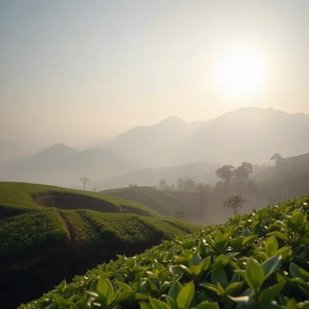 Nature creates the exquisite flavor of our teas through a delicate dance between mountain air, fertile soil, and time.