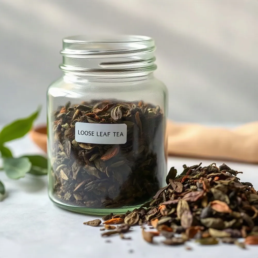 A clean, dry, airtight container helps preserve the fragrance of every carefully sourced ZYANNA tea.