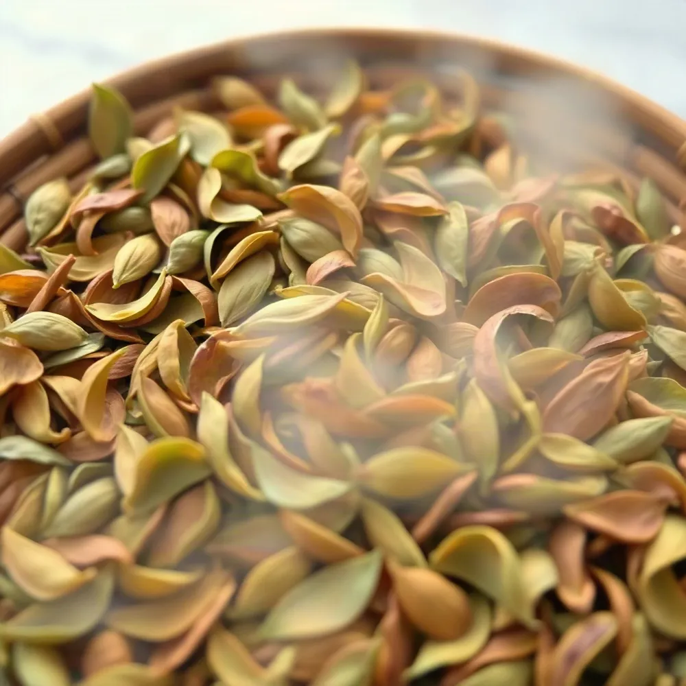 Partial oxidation is the careful pause in nature that lets oolong leaves develop their signature range from jade-green to deep copper.