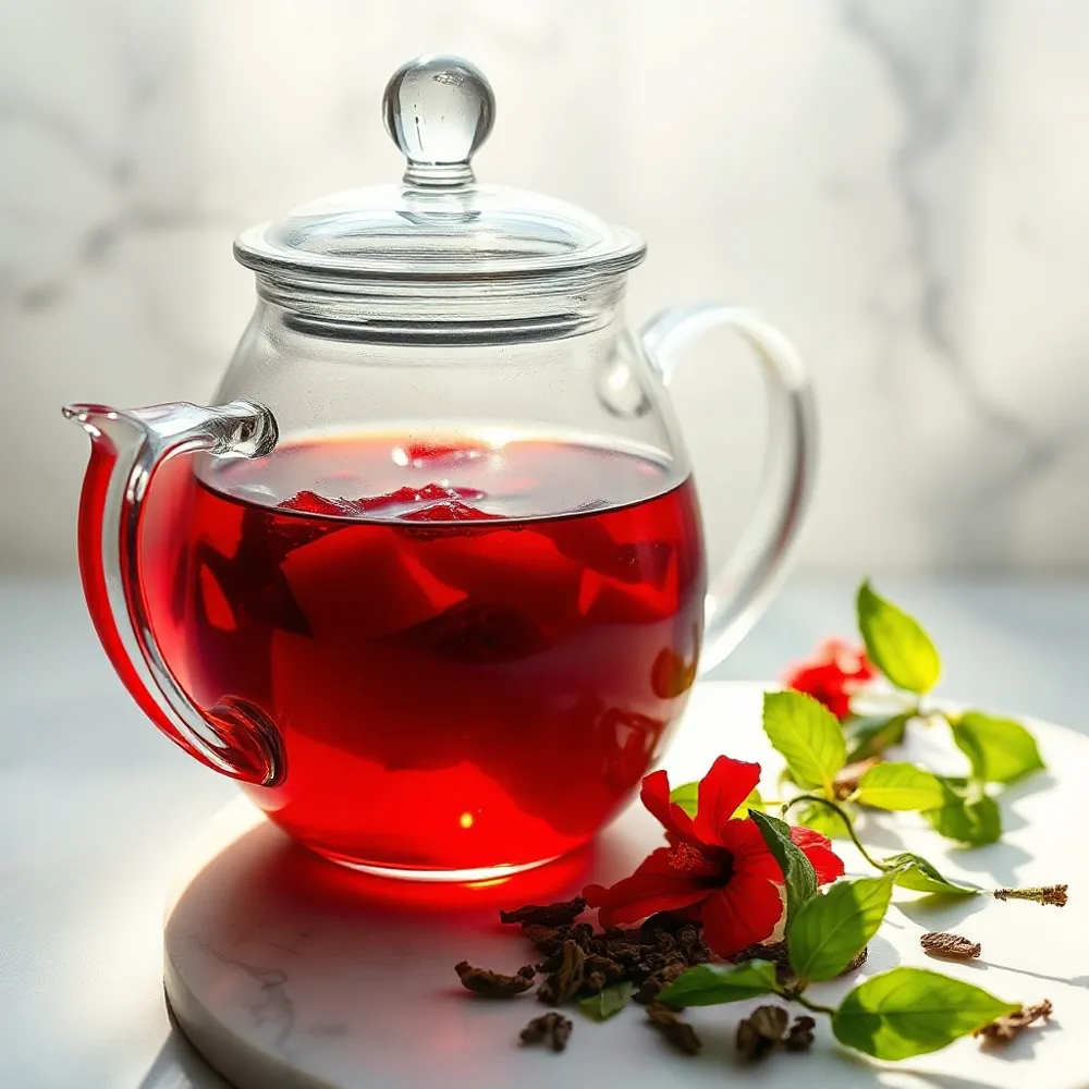 Nourish your body with our premium hibiscus tea, a caffeine-free treasure known for its heart-healthy properties and vibrant, clean flavor.