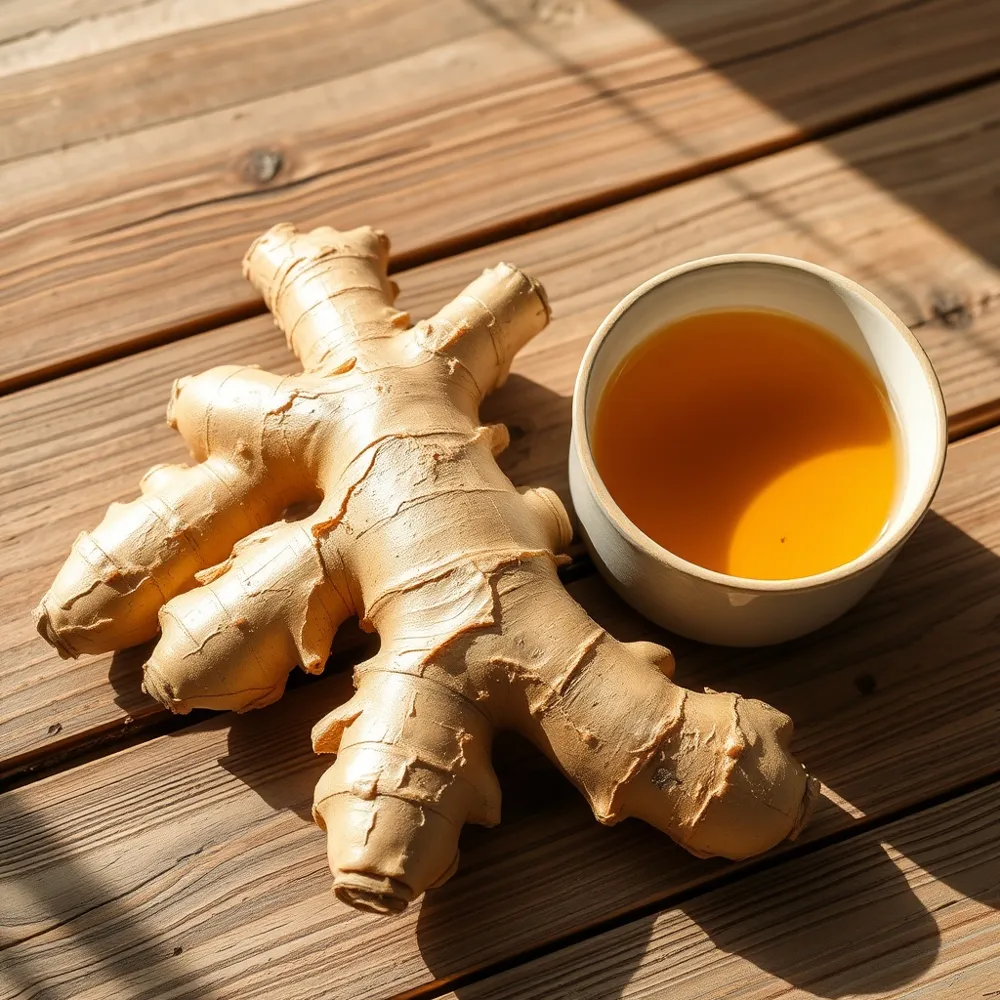 Experience the restorative power of our hand-selected ginger roots, brought from the garden to your cup to naturally soothe discomfort and aid healthy digestion.