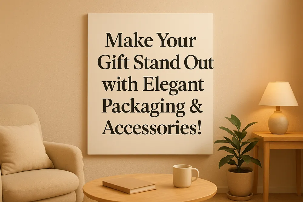 Make Your Gift Stand Out with Elegant Packaging &amp; Accessories!