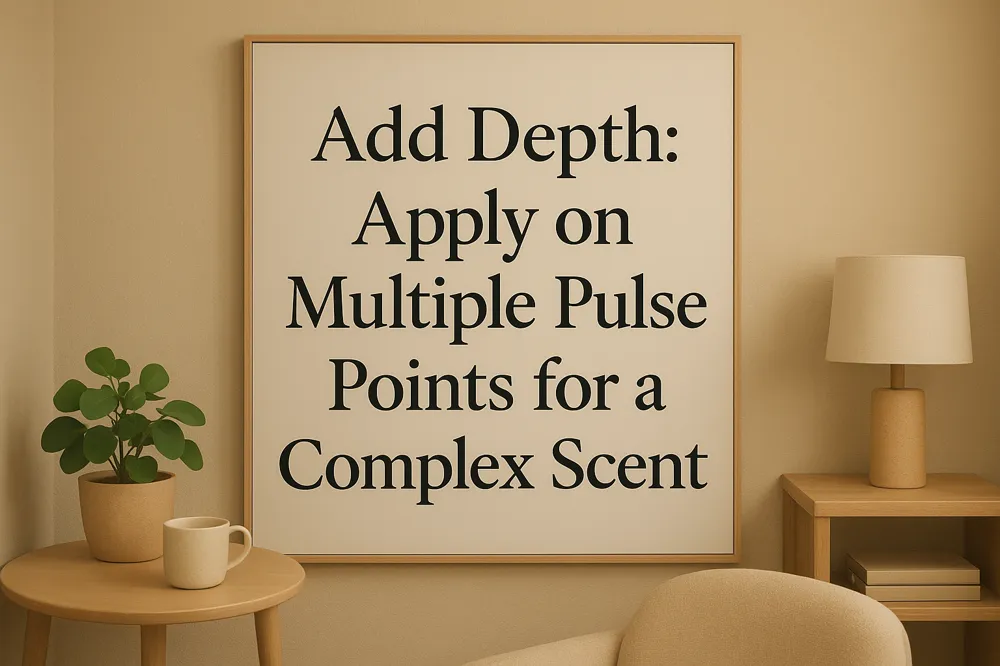 Add Depth: Apply on Multiple Pulse Points for a Complex Scent