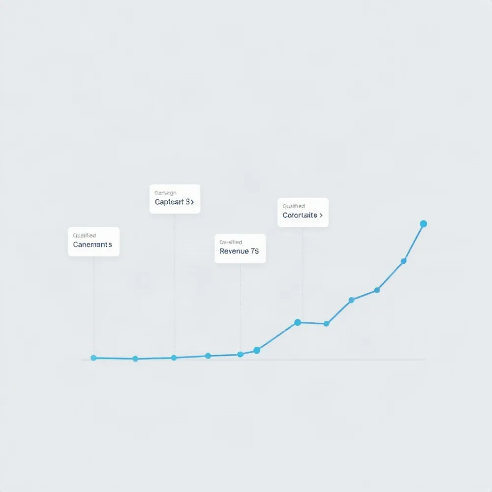 Trace campaign costs through qualified opportunities and sales to evaluate revenue return.