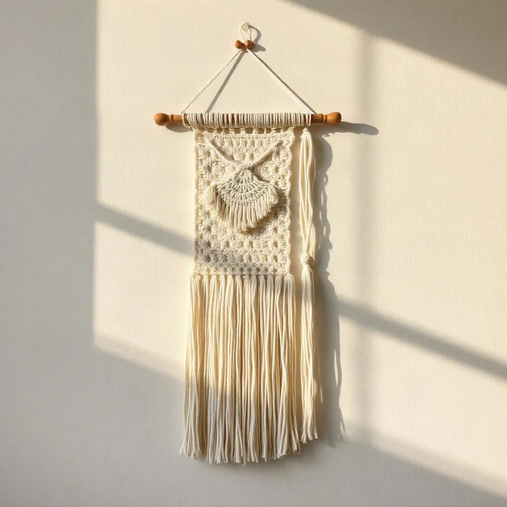 Transform your bare walls into a warm, personal gallery with handcrafted crochet that feels intentional and uniquely yours.